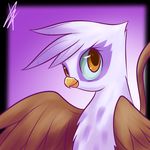  brown_eyes echowolf800 female feral friendship_is_magic gilda_(mlp) gryphon my_little_pony solo wings 