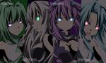  :o black_heart blue_eyes blue_hair breasts character_name cleavage cleavage_cutout column_lineup frown glowing glowing_eyes green_eyes green_hair green_heart hair_ornament heart long_hair looking_at_viewer looking_back medium_breasts minagi multiple_girls neptune_(series) open_mouth parted_lips purple_eyes purple_hair purple_heart red_eyes serious silver_hair smile symbol-shaped_pupils very_long_hair white_hair white_heart 