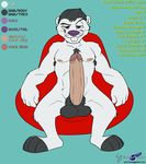  balls beaver big_penis body_hair diciotto erection hung lancer_buck lancer_buck_(colorist) male mammal model_sheet nipples penis precum pubes pubic_hair purple_eyes purple_nose rodent smirk solo uncut whiskers wolfblade 