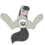  absurd_res censored equine female friendship_is_magic hi_res horse junkiesnewb me_gusta my_little_pony octavia_(mlp) on_back plain_background pony solo transparent_background 