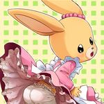  animal_ears bloomers bunny bunny_ears furry haruyama haruyama_kazunori lowres maple_town patty_hope_rabbit rabbit underwear wardrobe_malfunction 