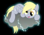  blonde_hair bubble cloud cute cutie_mark derp derpy derpy_hooves_(mlp) equestria-prevails equine female feral friendship_is_magic hair lightning mammal my_little_pony pegasus solo wings yellow_eyes 
