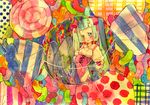  bow candy dress hatsune_miku merino vocaloid 