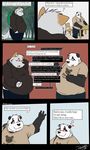  &hearts; bear blush bod canine chubby comic gay heterochromia jakegr kanon male mammal overweight panda romantic slice_of_life 