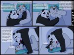  blush bod canine chubby comic cuddling gay hug jakegr kanon kissing male mammal nude overweight panda pinned romantic slice_of_life 