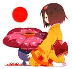  bad_id bad_pixiv_id black_hair closed_eyes erika_(pokemon) gen_1_pokemon gym_leader hairband headband holding japanese_clothes kimono pikiru pokemon pokemon_(creature) pokemon_(game) pokemon_hgss short_hair vileplume watermark yellow_kimono 