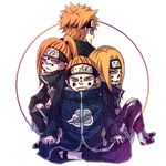  akatsuki_(naruto) akatsuki_uniform anti-eyebrow_piercing artist_request chikushoudou_pain gakidou_pain lowres male_focus multiple_boys naruto_(series) naruto_shippuuden ningendou_pain nose_piercing pain_(naruto) piercing transparent_background 