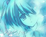  aqua_hair blue_eyes character_name close-up closed_mouth face frills hair_ornament hair_over_one_eye hatsune_miku heart long_hair looking_at_viewer one_eye_covered rei_(rei's_room) solo vocaloid 