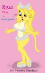  angelina_onyx big_breasts bow breasts cat cleavage clothed clothing deity feline female goddess mammal patrickgainher sandals veronica_skunkette veronicaskunkette 