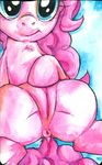  anus bcs blue_eyes blush buttercup_saiyan equine female feral friendship_is_magic hair horse looking_at_viewer mammal masturbation my_little_pony painting pink_hair pinkie_pie pinkie_pie_(mlp) pony pussy smile solo traditional_media watercolor 