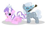  diamond_tiara friendship_is_magic kahvei my_little_pony silver_spoon 