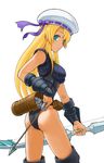  arrow ass blonde_hair bow_(weapon) fantasy_earth_zero scout_(fez) solo thighhighs tight weapon yuugiri 