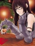  alcohol armor christmas crote fantasy_earth_zero glasses scout_(fez) solo wine 