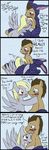  blonde_hair blush brown_hair bunnysuit comic crying cum cum_in_mouth cum_inside derpy_hooves derpy_hooves_(mlp) dialog doctor_whooves doctor_whooves_(mlp) domination english_text equine fellatio female female_domination feral forced friendship_is_magic hair horse licking male mammal my_little_pony oral oral_sex pegasus pony rape saturnspace sex snowballing straight tears text tongue wings 