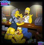  homer_simpson marge_simpson moe_szyslak tagme the_simpsons 