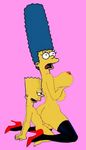  bart_simpson marge_simpson tagme the_simpsons 