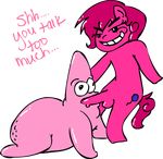  crossover friendship_is_magic my_little_pony patrick_star pinkie_pie spongebob_squarepants 