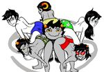  aradia_megido assstuck homestuck jade_harley john_egbert karkat_vantas ms_paint_adventures nepeta_leijon terezi_pyrope troll webcomic 