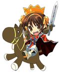  chibi fthgn338 lowres solo suzumiya_haruhi suzumiya_haruhi_no_yuuutsu sword weapon 