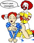  animated mascots mcdonald&#039;s ronald_mcdonald wendy wendy&#039;s 