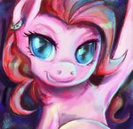  buttercup_saiyan equine female friendship_is_magic fur hair horse mammal my_little_pony piercing pink_fur pink_hair pinkie_pie_(mlp) pony solo 