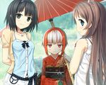  3girls alishima_alice cura game_cg japanese_clothes monobeno sawai_natsuha sumi_(monobeno) 