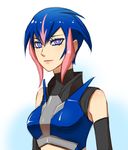  arcee arin66 blue_hair personification pink_hair solo transformers transformers_prime 