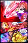  blue_eyes clothing comic dialog dialogue english_text equine exodia female feral fluttershy_(mlp) friendship_is_magic green_eyes hair horn horse madmax mammal multi-colored_hair my_little_pony necklace pegasus pony princess_celestia_(mlp) purple_eyes red_eye red_eyes text twilight_sparkle_(mlp) unicorn winged_unicorn wings 