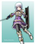  armor fantasy_earth_zero pantyhose shield solo sword weapon yonekura_kihiro 