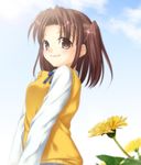  hazuki_(etcxetc) school_uniform solo sweater sweater_vest tsukihime vest yumizuka_satsuki 