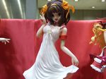  armband brown_hair dress figure photo short_hair suzumiya_haruhi suzumiya_haruhi_no_yuuutsu v 