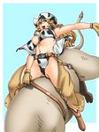  blonde_hair breasts cowboy_hat dixie_clements gaden hat highres large_breasts rumble_roses 