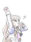  artist_request barasuishou flower kirakishou rozen_maiden school_uniform yawn yawning 