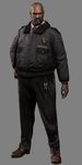  1boy absurdres badge bald capcom game highres key male male_focus mark_wilkins resident_evil resident_evil_outbreak solo survival_horror 