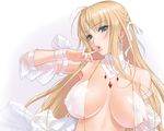  blonde_hair bra breasts long_hair nipples sano_toshihide see_through sex_life underwear 