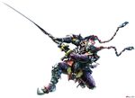  3d absurdres armor highres namco ninja sword tekken weapon yoshimitsu 