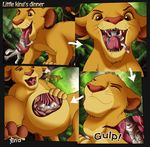  disney feline feral internal jungle_background leopard lion macro mammal micro overweight simba size_difference snack snow_leopard swallow swallowing teeth the_lion_king tongue vore 