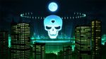  city kore_wa_zombie_desu_ka? moon night scenic skull technoheart 