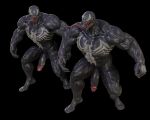 abs alien balls biceps genitals humanoid ictonica male marvel muscular muscular_humanoid muscular_male nails pecs penis sharp_nails sharp_teeth spider-man_(series) symbiote teeth vein veiny_muscles veiny_penis venom_(marvel)