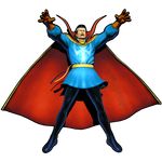  capcom cape doctor_strange highres male male_focus marvel marvel_vs._capcom marvel_vs._capcom_3 marvel_vs_capcom marvel_vs_capcom_3 multicolored_hair short_hair solo 