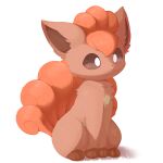 absurd_res ambiguous_gender brown_eyes feral generation_1_pokemon hi_res multi_tail nevedoodle nintendo paws pokemon pokemon_(species) simple_background sitting smile solo tail vulpix