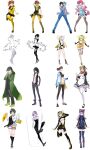  absurdres aiba_ami aiba_takumi black_hair breasts cleavage coat detective digimon digimon_story:_cyber_sleuth fei_wong_tomoe_ignacio goggles goggles_on_head green_hair hat highres hood jimmy_ken kamishiro_yuugo kamishiro_yuuko kishibe_rie kuremi_kyouko long_hair matayoshi_gorou mikagura_mirei navel official_art oruru purple_hair sanada_arata sayo_(digimon) shinomiya_rina shiramine_nokia short_hair simple_background smile tawa_reiko third-party_edit white_background yasuda_suzuhito 