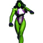  abs breasts capcom cleavage female fingerless_gloves gloves green_hair green_skin large_breasts leotard marvel marvel_vs._capcom marvel_vs._capcom_3 marvel_vs_capcom marvel_vs_capcom_3 muscle she-hulk solo 