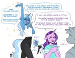 anthro anthrofied blush bracelet clothing dialogue english_text equid equine female friendship_is_magic hasbro horn jewelry korean_text mammal my_little_pony pose redxbacon starlight_glimmer_(mlp) text translated trixie_(mlp) unicorn