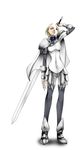  armor claymore claymore_(sword) helen_(claymore) solo sword weapon yamawaku 