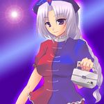  bad_id bad_pixiv_id box hat ji_(yugria) long_hair solo touhou white_hair yagokoro_eirin 