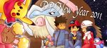  child hikari_(pokemon) pokemon pokemon_(anime) satoshi_(pokemon) 