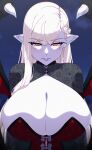  absurdres blonde_hair breasts fang highres large_breasts non-web_source original pale_skin vampire 