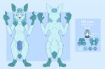 anthro anthrofied balls big_balls big_penis deurosion_(artist) eeveelution fan_character flask flipping_viewer_off fur furry_tail generation_4_pokemon genitals gesture glace_(~hey_yo~) glaceon hand_gesture huge_balls huge_penis male middle_finger model_sheet nintendo nude pawpads penis pokemon pokemon_(species) reference_to_character rude solo tail vein veiny_penis