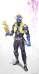  belt full_body highres horn huujyu instrument kamen_rider kamen_rider_hibiki_(series) kamen_rider_ibuki male_focus solo trumpet 